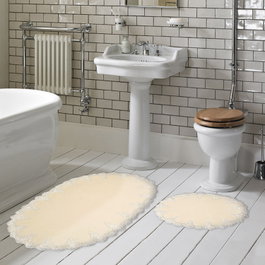 Mijölnir Juego de alfombrillas de baño Crema